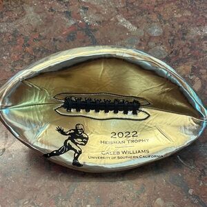 Gold Heisman Trophy Football